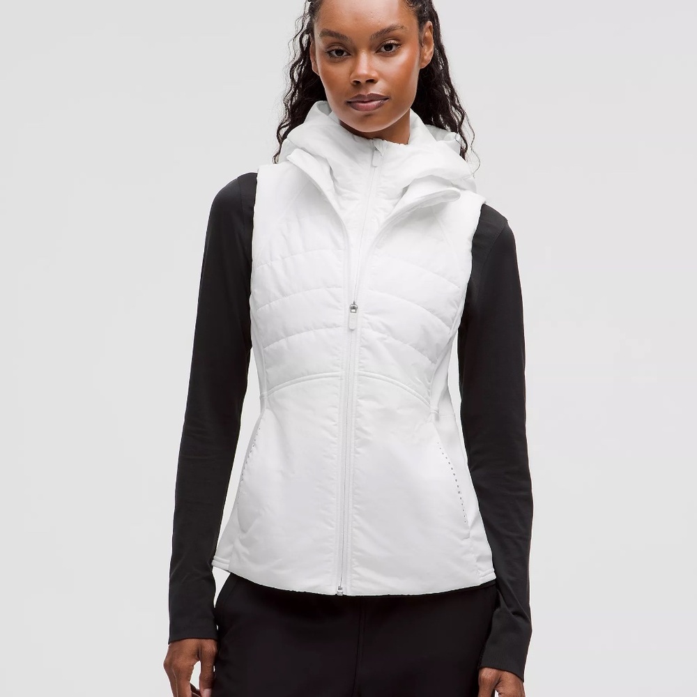 NWT Lululemon Another Mile Vest White Womens Size 6